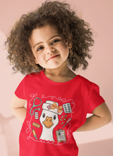 Boy's Crew Neck T-Shirt with fun Animal Design-Breathable Cotton
